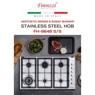 FIRENZZI FH-9648 SS Gas Stove / FH-9500SS / FGH-9533BK S 6 BURNER /5 BURNER / Cooking Gas Hob / Gas 
