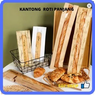 [1-Pcs] Bread Pack French bread bag Baguette food grade multipurpose bread packaging bag paper bread