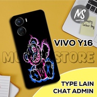 VIVO Y16 Rubber Softcase/MS37 MONSTER Motif/ VIVO Y16 Case VIVO Y16 Silicone VIVO Y16