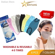 ❣❣LANDMASK Blue packing 4 Ply 3D [6 Pcs/Bag] Face KF94 Mask Protective Adult Gray/ Black/ Blue/ White land masks