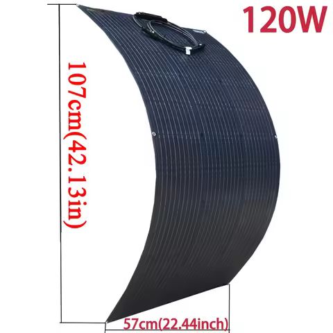 35W 50W 60W 70w 100w 110w 120w 12V Solar Panel Flexible ETFE Anti Corrosion Film Coating System Powe