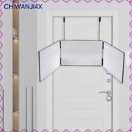 [chiwanji4x] 3 Way Mirror 360 Viewing Angle Folding Trifold Mirror with Telescoping Hooks