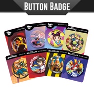 Monsta Button Badge BoBoiBoy Mechamato Papa Pipi