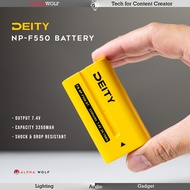 Deity NP-F550 Lithium-ion Battery แบตเตอรี่พกพา สำหรับจอมอนิเตอร์ LED Timecode Unit ประกัน 1 ปี | AL
