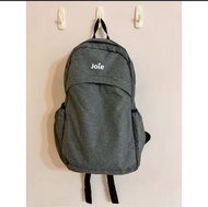 全新Joie收納旅行摺疊調整型拉鍊/後背包媽媽包輕便透氣環保包