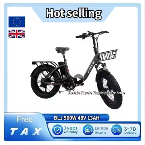 Oucang BLJ DZ-2030 7500W motor 48V13AH battery folding electric bicycle 20-inch fat tire disc brake 