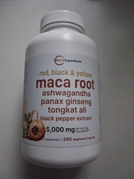 3色瑪卡(Maca Root) 240 粒庒