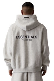 New เสื้อฮู้ด Essentials Fear Of God Fleece Hoodie Black (FW24)