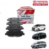 TOYOTA FRONT DISC PADS 04465-28520 FOR ALPHARD ESTIMA ACR50 GSR50 VELLFIRE AGH30 GGH30 ANH20 GGH20