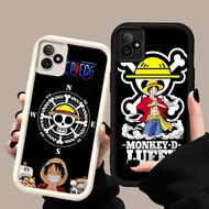 HK-63 One Piece character gathering Shockproof Casing for Black and White Silicone Realme Narzo Note