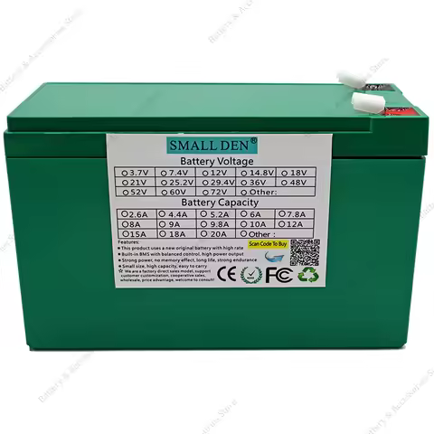 New 12V 8Ah LiFePO4 battery 26700 4S2P with built-in BMS 30A portable DIY suitable for 12V electric