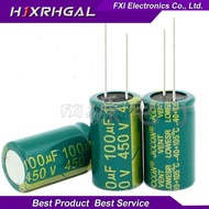 5pcs 100uF 450V 450V100uF 100uF450V 18*31mm Through Hole Electrolytic Capacitor new original
