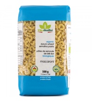 [Hoàn Tiền 15%]Nui chữ C Macaroni hữu cơ Bioitalia 500g