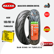Maxxis Green Devil 100/80-14 Tubeless Free pentil