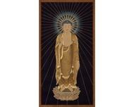 手繪飄逸唐卡  日本神靈