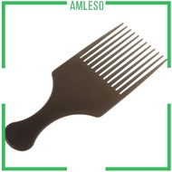 [Amleso] Hair Brush Salon Hairdressing Hairstyling Long Tooth Styling Pick Afro Comb