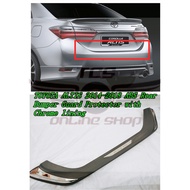 TOYOTA ALTIS 2014-2018 ABS Rear Bumper Guard Protector with Chrome lining