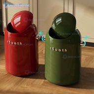 liuhuan2.sg Creative Swinging Cover Rubbish Bin Home Kitchen Flip Cover Trash Can Closed Hygiene Dus