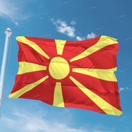 North Modeldonia Country Flag / Flag of North Macedonia
