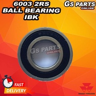 🚜6003 2RS BEARING IBK / 6003 2RS NACHI / 6003 KBC | GS PARTS
