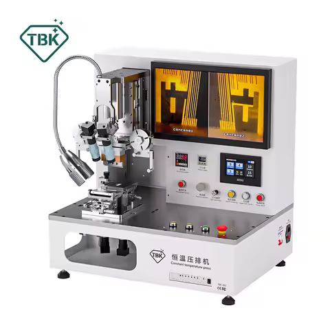 TBK 502 Flex Cable Bonding Machine 4 Lens Alignment LCD Repair Press for iPhone Samsung Curved Scree