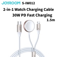 JOYROOM S-IW004 Type-C to Magnetic Charger for 🍎WatchS-IW002S 30W PD 2 in 1 Magnetic Charger + 1.5m 
