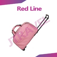 Jtravel Large Capacity Oxford Duffel Travel Bag With Trolley 2 Wheels 24inch Nylon Material Luggage 