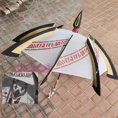 Enjin Cosplay Umbrella Weapons Props Wig Anime GACHIAKUTA Halloween Party Clothing Accessories Wig M