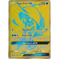 Pokemon TCG Card Tapu Fini GX SM Hidden Fates SV92/SV94 Gold Secret