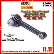 Fasstek SuperForged Pro Connecting Rod Crank pin 22mm 102L 103L 117L 111L 115L Yamaha Y15ZR LC5s LC4s Auto Replacement