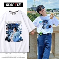 周深应援短袖T恤男夏季9.29HZ十周年巡回演唱会体恤衣服半袖Zhou Shen's short sleeved T-shirt for men's summer support on Septemb