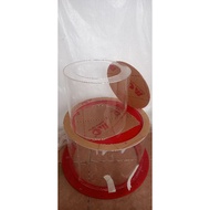 Acrylic tube D16-D30 center hole