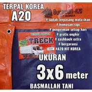 Korean Tarpaulin A20 Size 3x6 meters quality