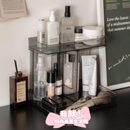 ins Style Must-Have Cool Transparent Double-Layer Storage Rack Shelf Desktop Bathroom [u22]