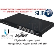 ES-24-250W Ubiquiti EdgeSwitch POE+ 24 Port UISP Network Switch SFP UBNT Singapore