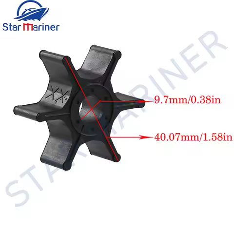 17461-98501 Water Pump Impeller For Suzuki 2T 2-8HP DT 90 100 17461-98502 17461-87E10 17400-87E00 17