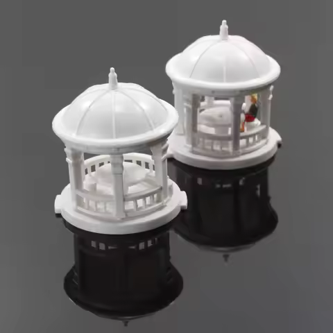 GY03 2 sets Model Pavilion Gloriette Chinese Construction Educational 1:150 - 1:75 Model Trains TT N