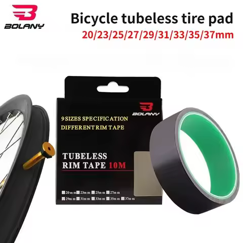 BOLANY Tubeless mtb rim tape 20 23 25 27 29 31 33 35 37mm PET Mountain Bike Tubeless Rim Tape Rim St