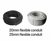 PVC FLEXIBLE CONDUIT 20MM/25MM（white&black）