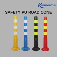 75cm PU Flexible Safety Cone | Heavy Duty Pu Bend & Bounce Back Traffic Cone for Road Work Zone