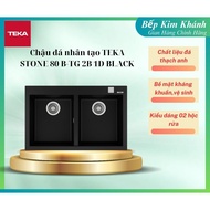 TEKA FORSQUARE 2B 790 BLACK artificial stone pot