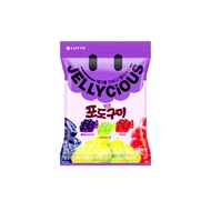 (POPMART) Lotte Jellycious Gummy Fruit Jelly 3 Grape Flavor 60g Grape Jelly