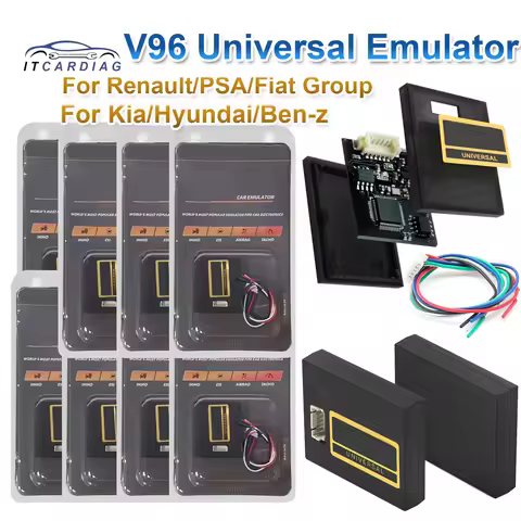Universal V96 Car Emulator For Renault Group Juli V96 IMMO Off Emulator Immobiliser/ESL/ELV/Airbag/T