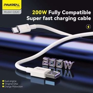 PAVAREAL Q32C 200W USB Data Cable / 200W Super Fast Charging / Resilient Durable Non-Fading