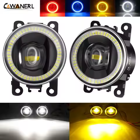 2 X Car LED Fog Light Angel Eye Daytime Running Lamp DRL 30W H11 12V For Honda Accord City Pilot CR-