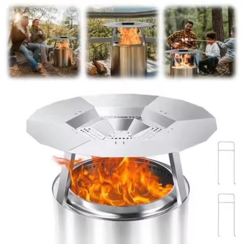 Heat Deflector for Solo Stove Bonfire 19.5" Heat Deflector for Solo Stove Fire Pit 304 Stainless Ste