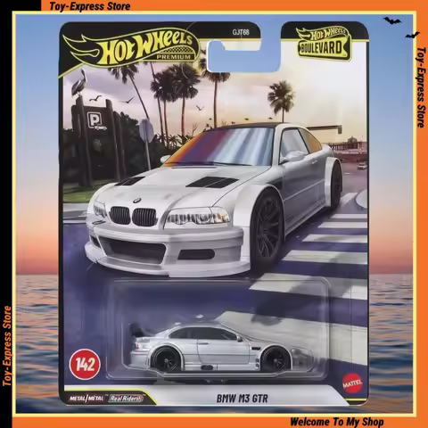 Hot Wheels Premium 2026 Boulevard Children Toys Hotwheels 2026 1:64 Car Model Boys Kids Toys BMW M3 