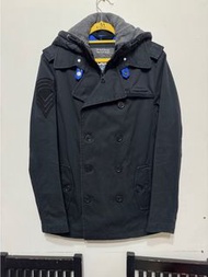 全新 極度乾燥 Superdry 大衣 黑色 尺寸：S 防風外套 夾克 風衣