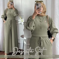 LOKAL Choose Local As23 Desinta Oneset Rib Knit Batwing Fit To Xl // One Set Knit Batwing // Nursing
