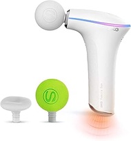 Massage Gun-Mini Massage Gun Deep Tissue-Pocket-Sized Percussion Muscle Massager Gun for Back Neck Muscle Relieve, Portable &amp; Ultra Small &amp; Quiet &amp; Fast Charge,SKG F5(White)